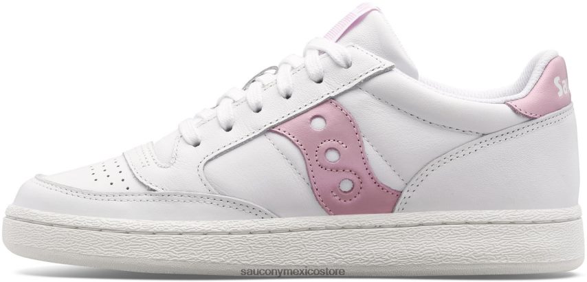 Saucony cancha de jazz metalizado mujer blanco/rosa P4B2Z0663