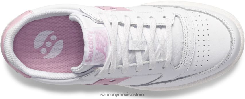 Saucony cancha de jazz metalizado mujer blanco/rosa P4B2Z0663