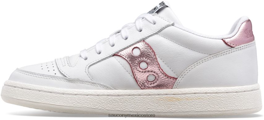 Saucony cancha de jazz metalizado mujer blanco/rosa P4B2Z0664