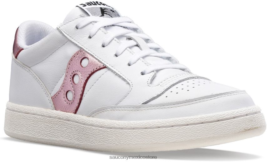 Saucony cancha de jazz metalizado mujer blanco/rosa P4B2Z0664
