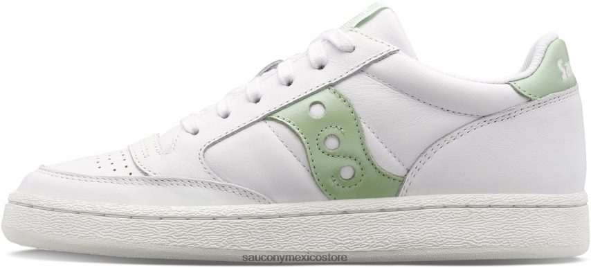 Saucony cancha de jazz metalizado mujer blanco/verde claro P4B2Z0662