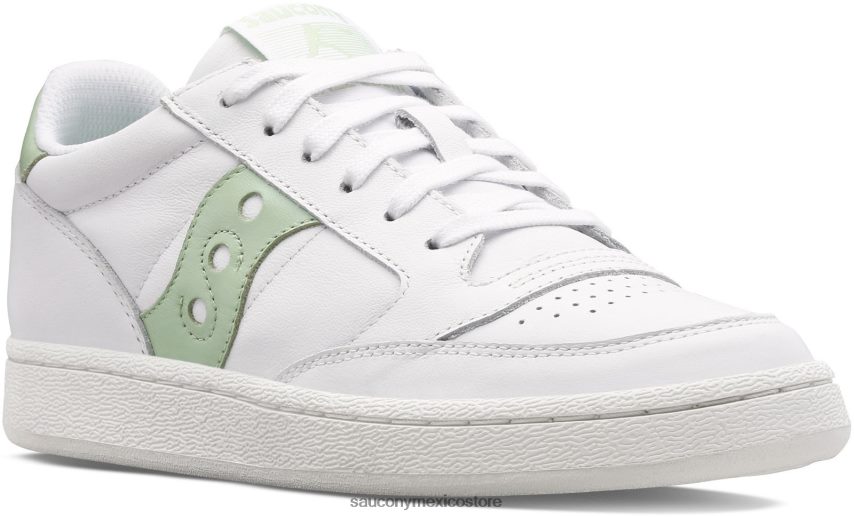 Saucony cancha de jazz metalizado mujer blanco/verde claro P4B2Z0662