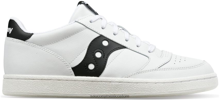 Saucony cancha de jazz pu hombres blanco negro P4B2Z0236