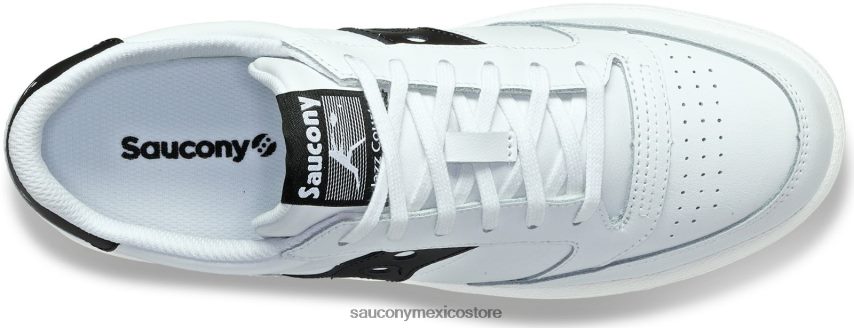 Saucony cancha de jazz pu hombres blanco negro P4B2Z0236
