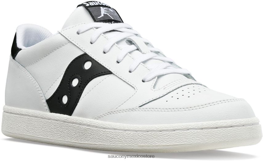 Saucony cancha de jazz pu hombres blanco negro P4B2Z0236