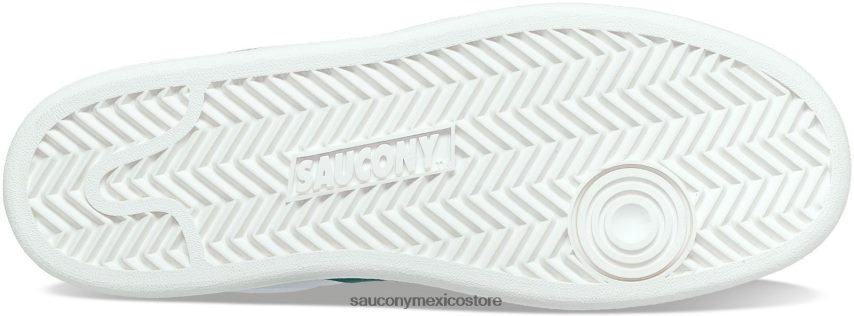 Saucony cancha de jazz pu hombres blanco verde P4B2Z0237