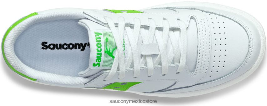 Saucony cancha de jazz pu mujer blanco verde P4B2Z0688