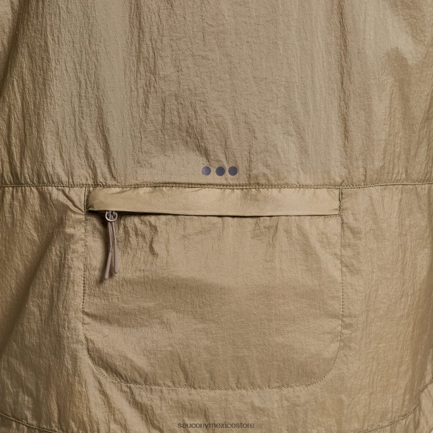 Saucony chaqueta plegable elevate hombres estaño P4B2Z0299