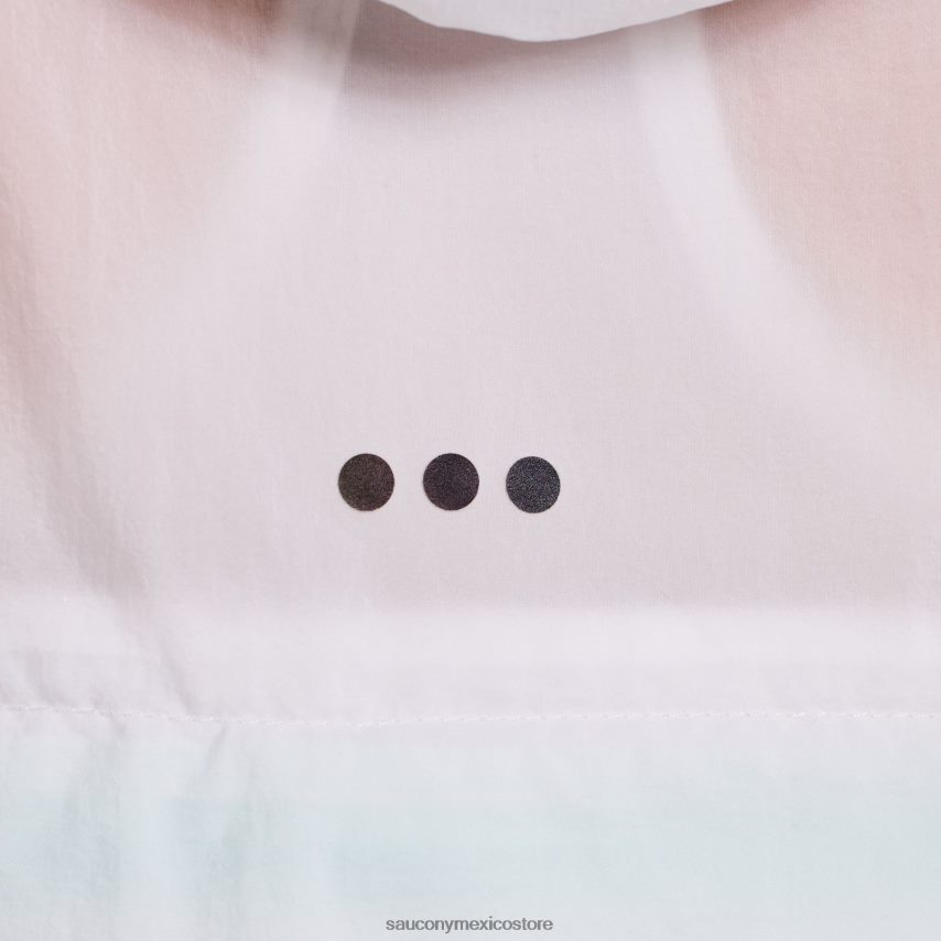 Saucony chaqueta plegable elevate mujer blanco P4B2Z0714