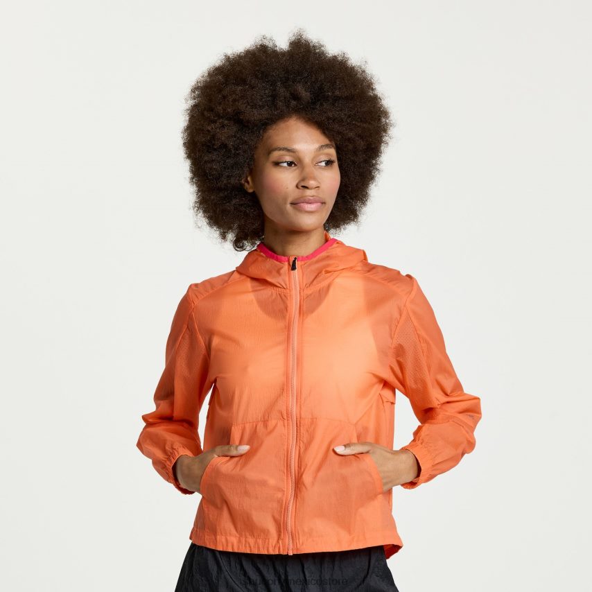 Saucony chaqueta plegable elevate mujer cenit P4B2Z0713
