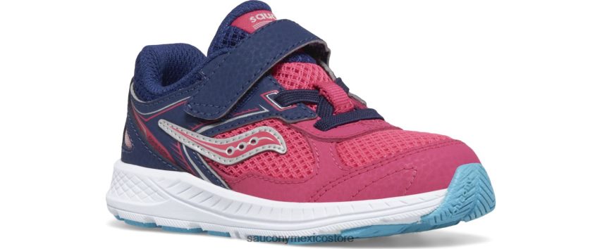 Saucony cohesión 14 aire acondicionado jr zapatilla de deporte niños rosa/azul marino P4B2Z0923