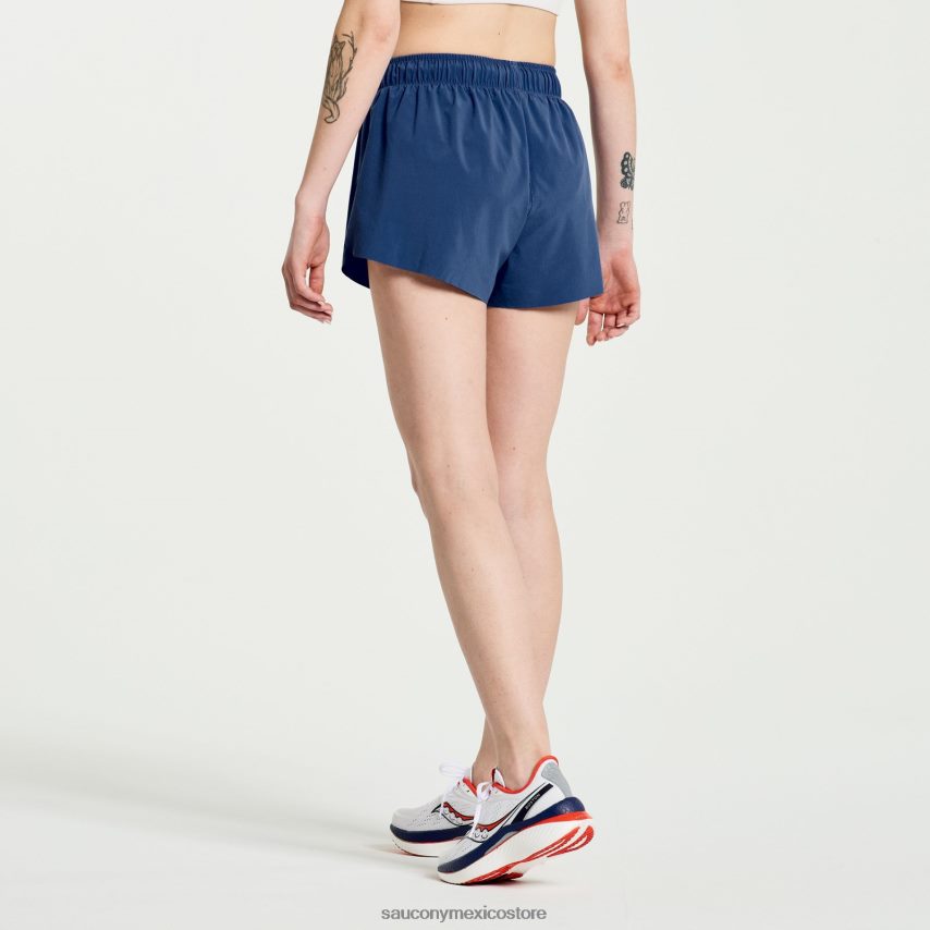 Saucony contrarreloj de boston 3 corta mujer sodalita P4B2Z0861