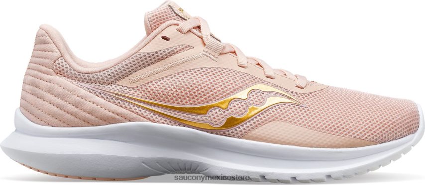 Saucony convergencia mujer melocotón/oro P4B2Z0586