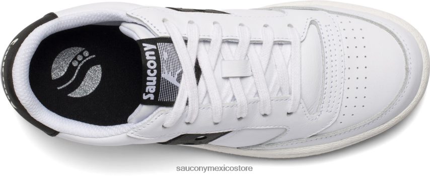 Saucony corte de jazz hombres blanco negro P4B2Z0168