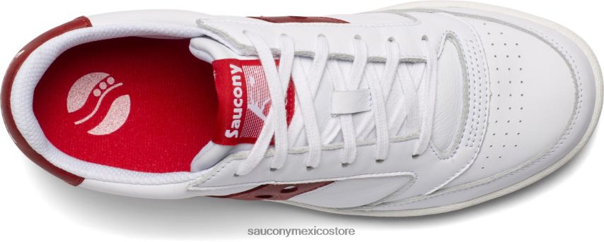 Saucony corte de jazz hombres blanco rojo P4B2Z0172