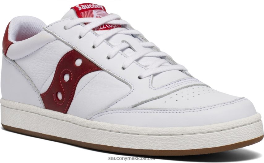 Saucony corte de jazz hombres blanco rojo P4B2Z0172