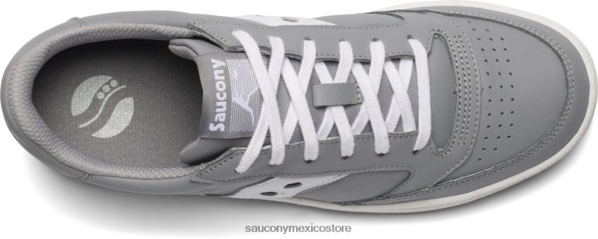 Saucony corte de jazz hombres gris blanco P4B2Z0171