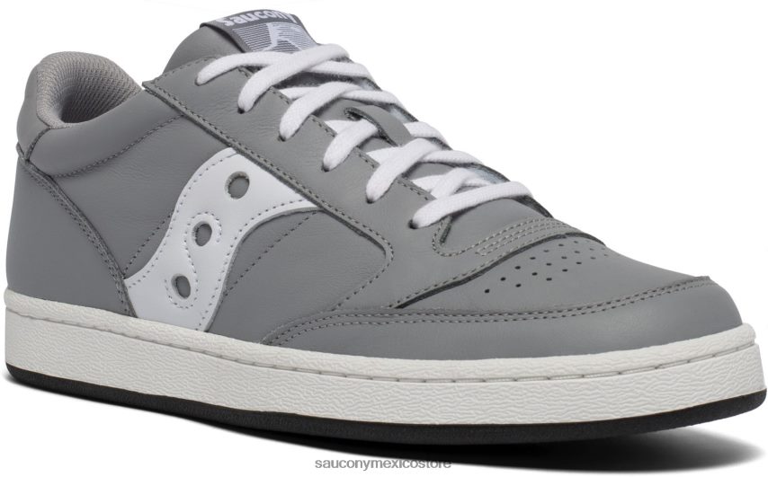 Saucony corte de jazz hombres gris blanco P4B2Z0171
