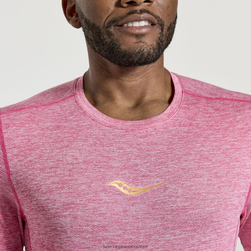 Saucony cronómetro de manga corta hombres brezo de cuarzo de llama P4B2Z0322