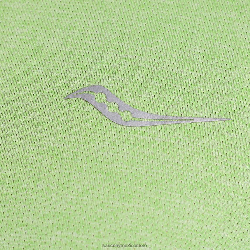 Saucony cronómetro de manga corta hombres brezo invasor P4B2Z0324