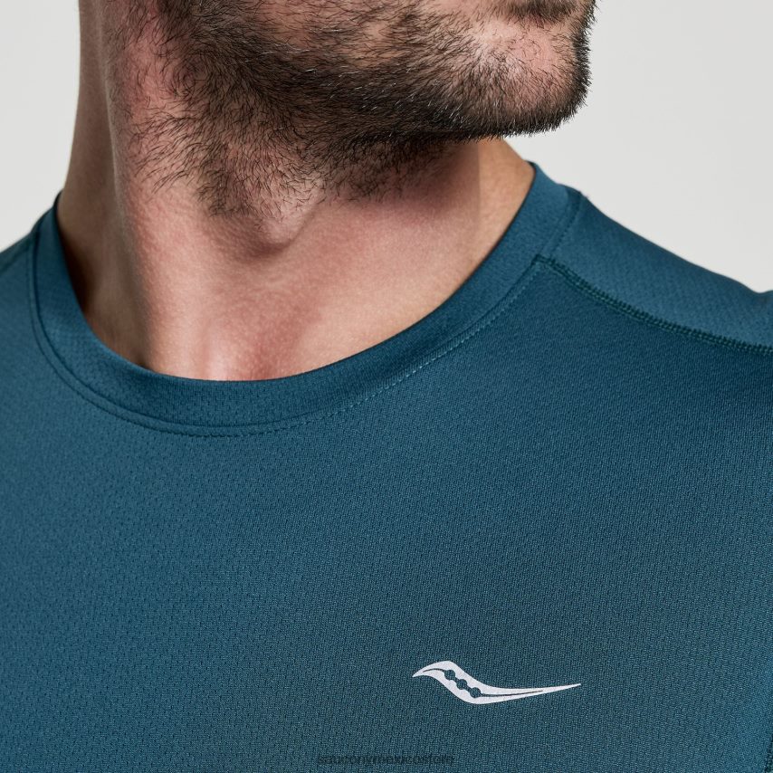 Saucony cronómetro de manga corta hombres laguna P4B2Z0325