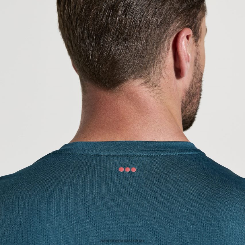 Saucony cronómetro de manga corta hombres laguna P4B2Z0325