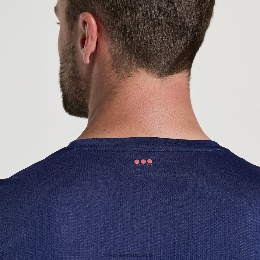 Saucony cronómetro de manga corta hombres sodalita P4B2Z0327