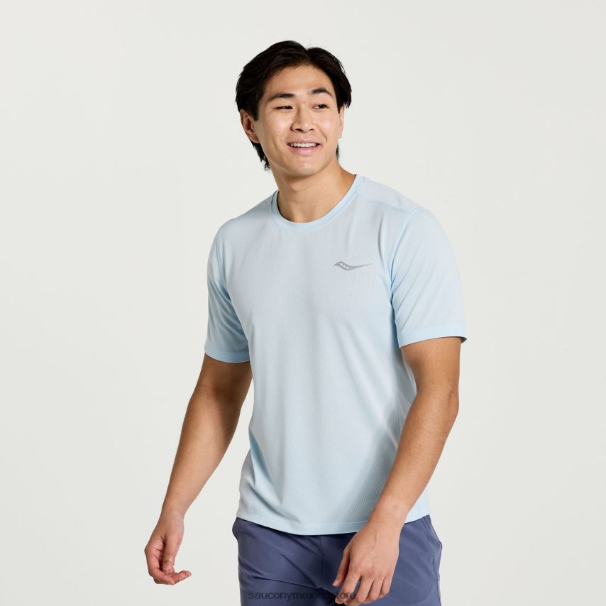 Saucony cronómetro de manga corta hombres vapor P4B2Z0318