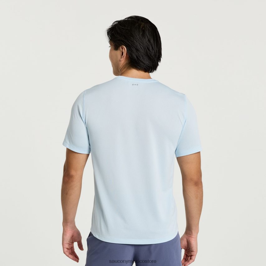 Saucony cronómetro de manga corta hombres vapor P4B2Z0318