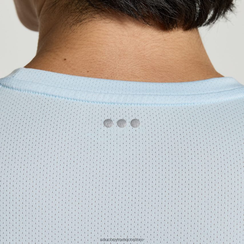 Saucony cronómetro de manga corta hombres vapor P4B2Z0318