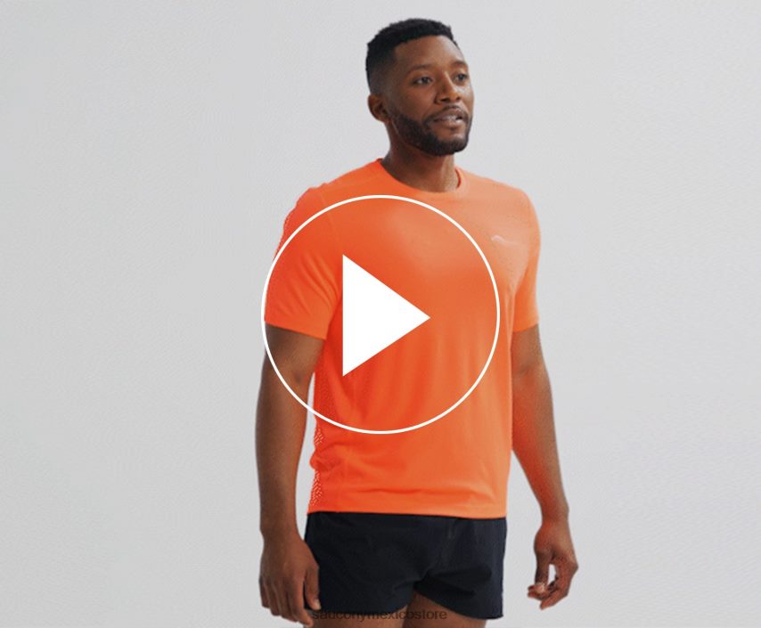 Saucony cronómetro de manga corta hombres vizired P4B2Z0328