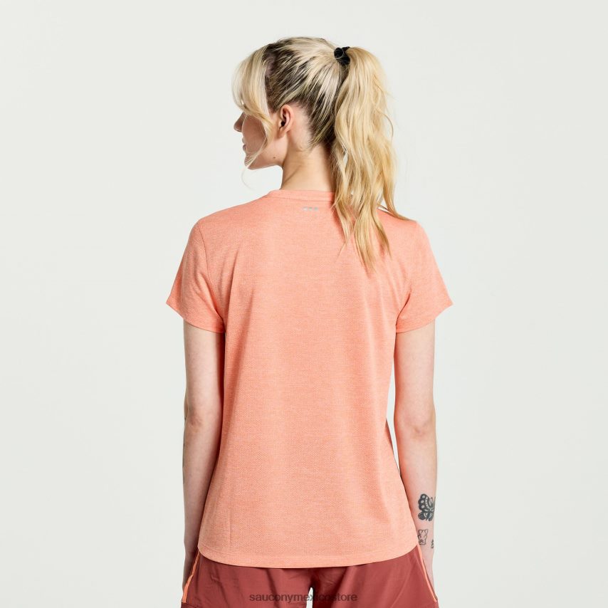 Saucony cronómetro de manga corta mujer brezo cenital P4B2Z0728