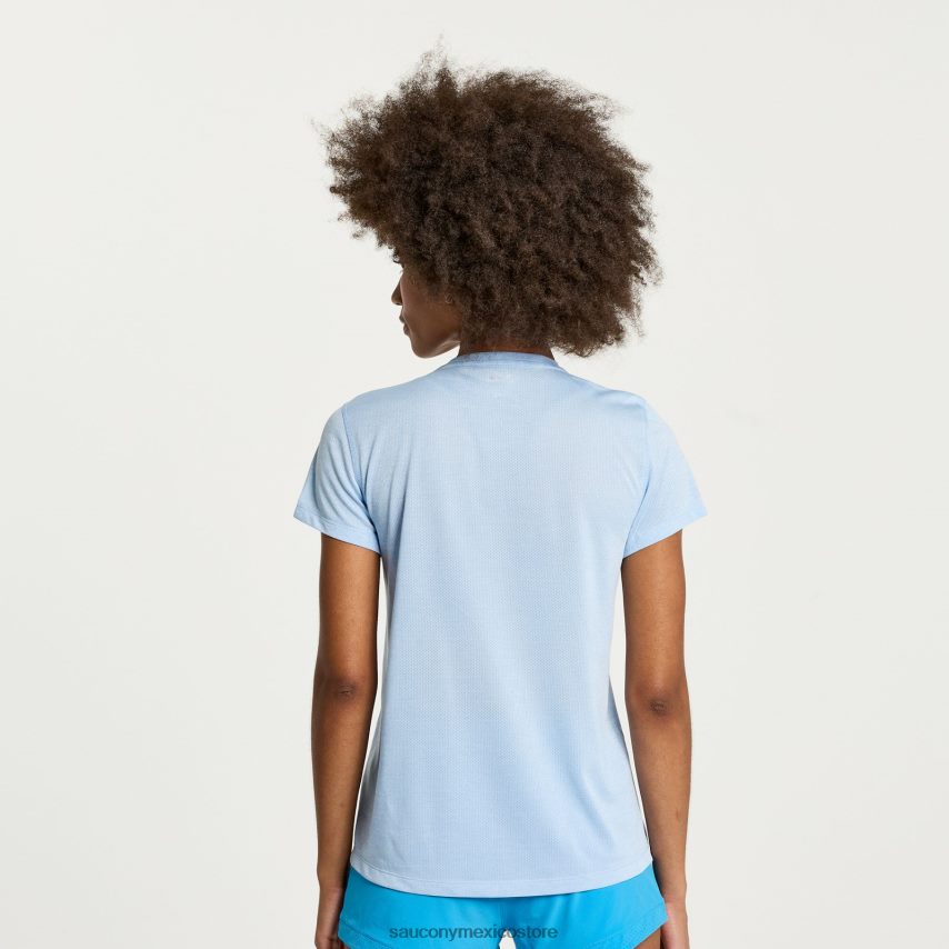 Saucony cronómetro de manga corta mujer brezo de éter P4B2Z0727