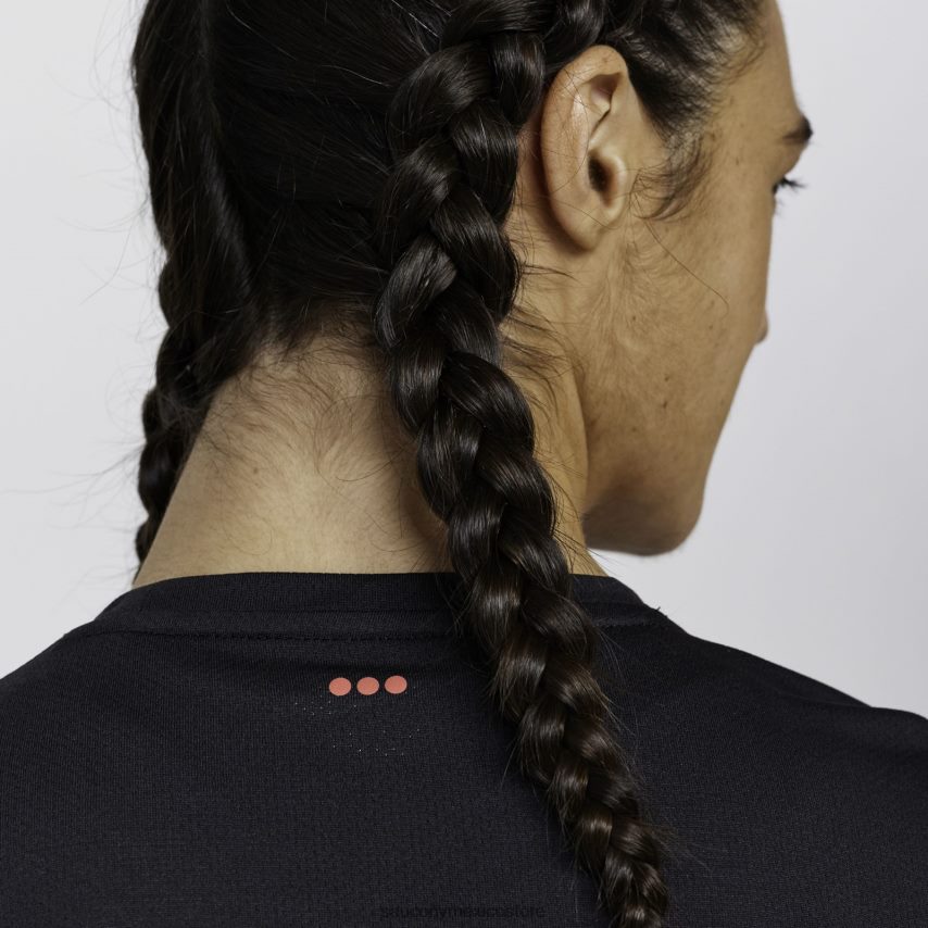 Saucony cronómetro de manga corta mujer negro P4B2Z0729