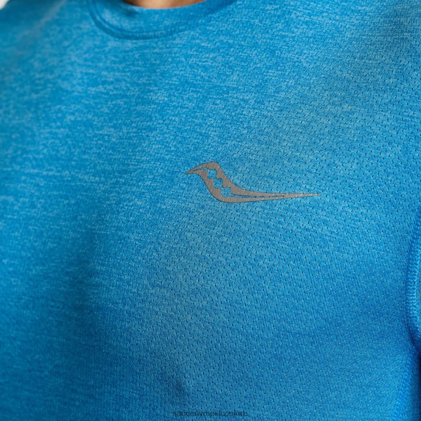 Saucony cronómetro de manga larga hombres brezo azul P4B2Z0339