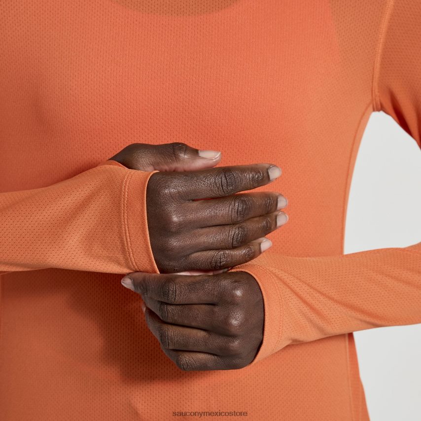 Saucony cronómetro de manga larga mujer ascua P4B2Z0743