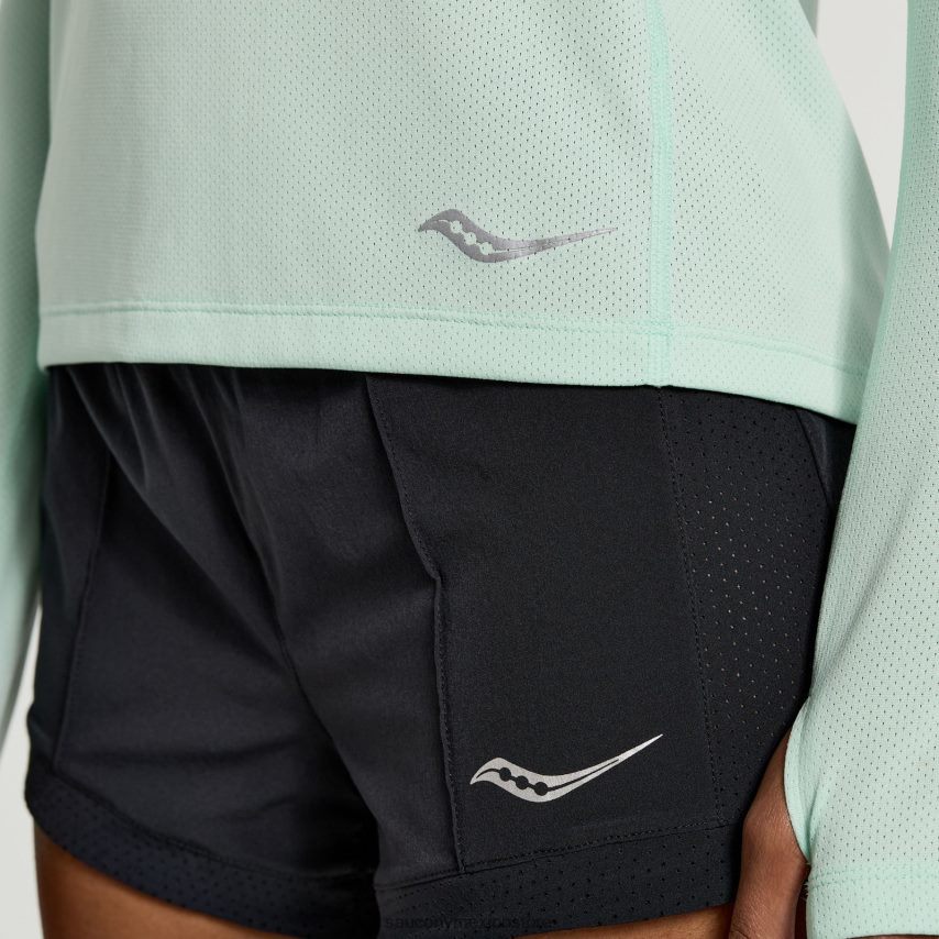 Saucony cronómetro de manga larga mujer atmósfera P4B2Z0742