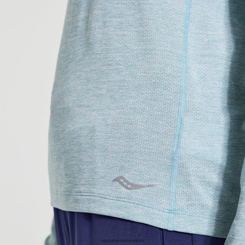 Saucony cronómetro de manga larga mujer brezo de lluvia P4B2Z0745