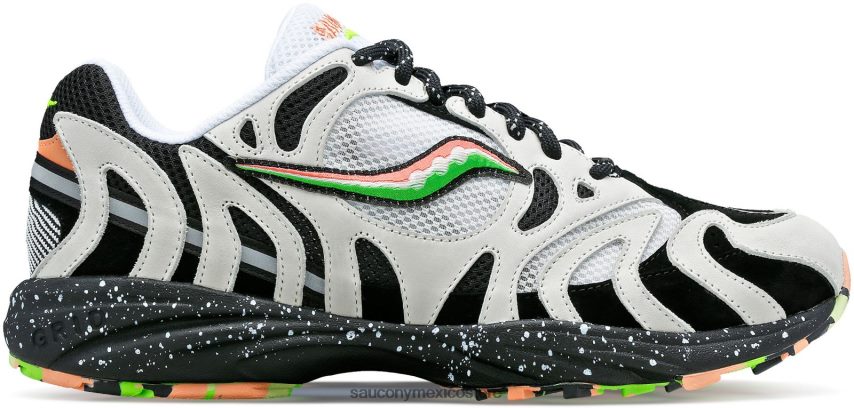 Saucony cuadrícula azura 2000 otro mundo hombres gris blanco P4B2Z0193