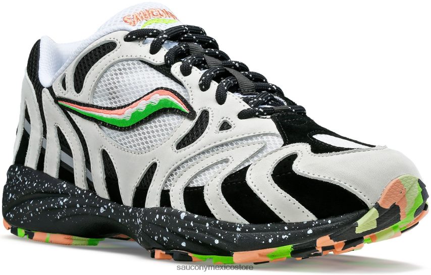 Saucony cuadrícula azura 2000 otro mundo hombres gris blanco P4B2Z0193