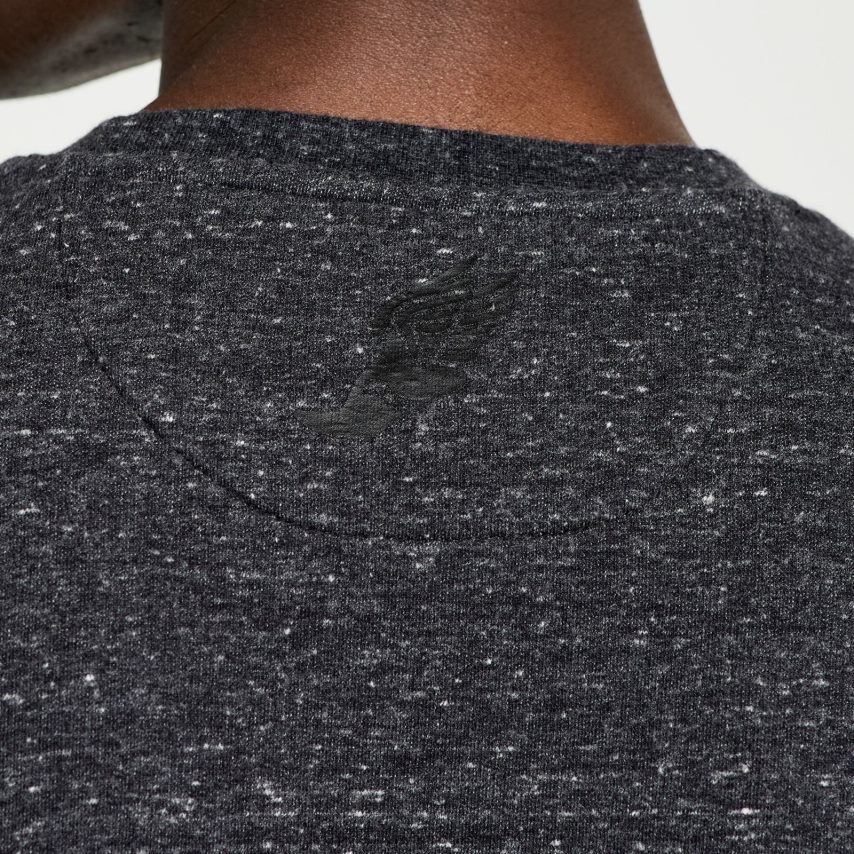 Saucony cuello redondo descansado hombres gráfico de brezo negro P4B2Z0373