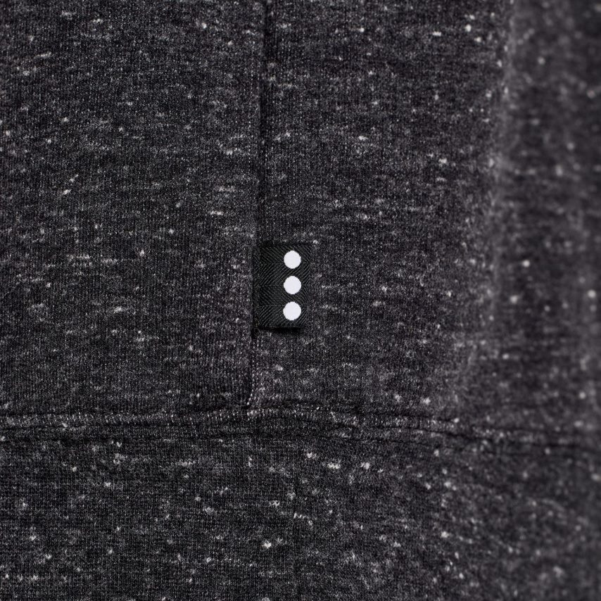 Saucony cuello redondo descansado hombres gráfico de brezo negro P4B2Z0373