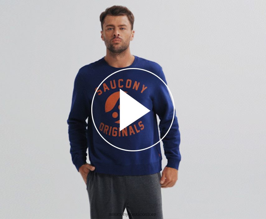 Saucony cuello redondo descansado hombres sodalita P4B2Z0376