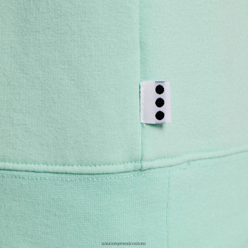 Saucony cuello redondo descansado mujer gráfico de la atmósfera P4B2Z0777