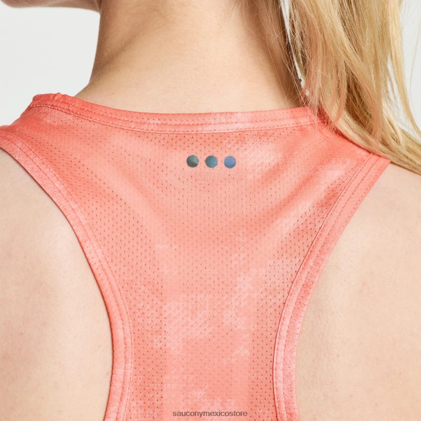 Saucony elevar la parte superior del tanque mujer estampado cenital tie-dye P4B2Z0749