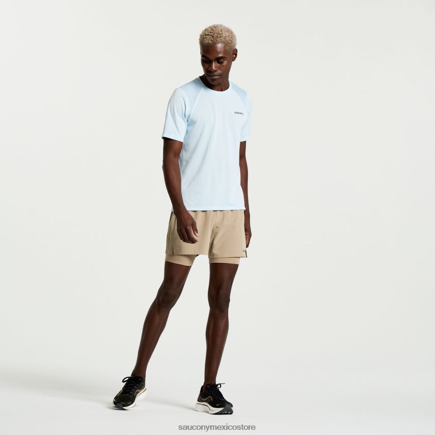 Saucony elevar manga corta hombres vapor P4B2Z0332