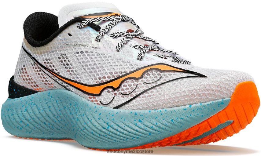 Saucony endorfinas pro 3 hombres niebla/naranja vizio P4B2Z0102