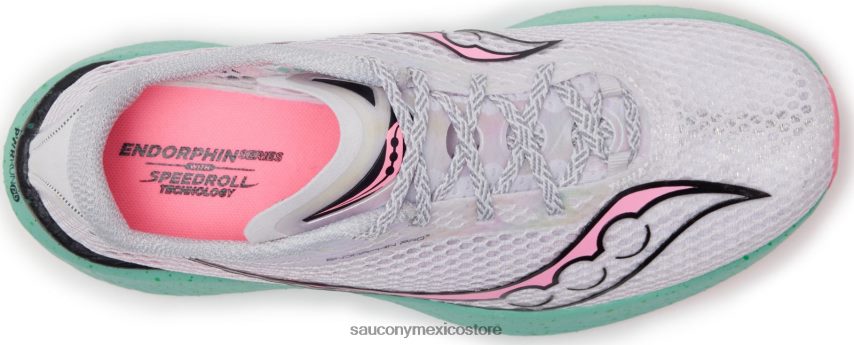 Saucony endorfinas pro 3 mujer niebla/rosa vizi P4B2Z0553