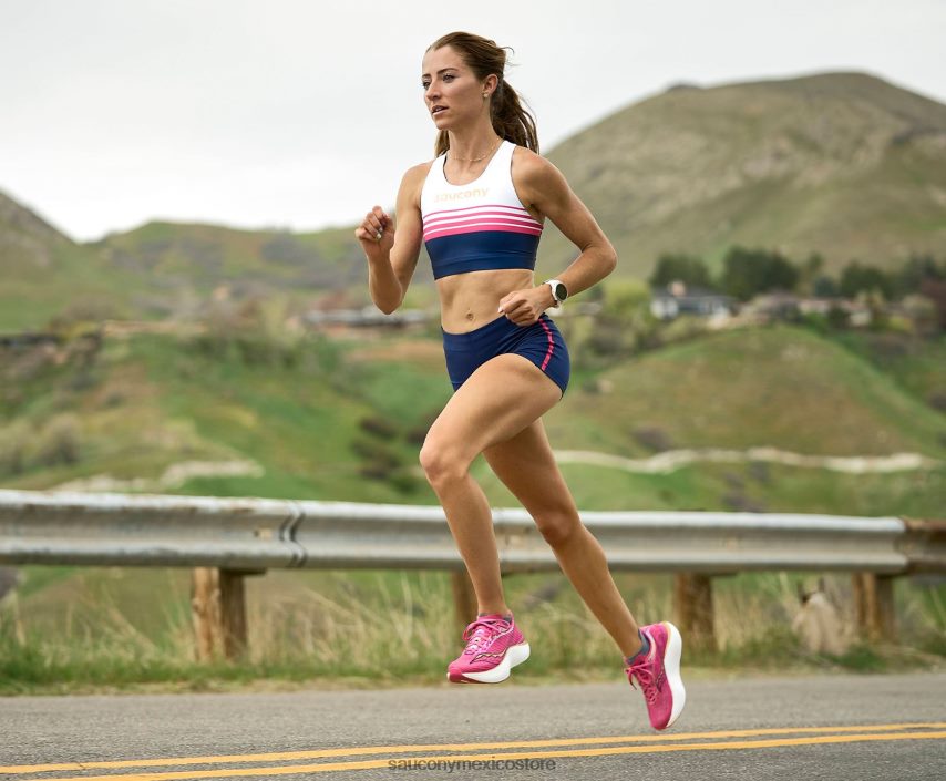 Saucony endorfinas pro 3 mujer perspectiva de cuarzo P4B2Z0551