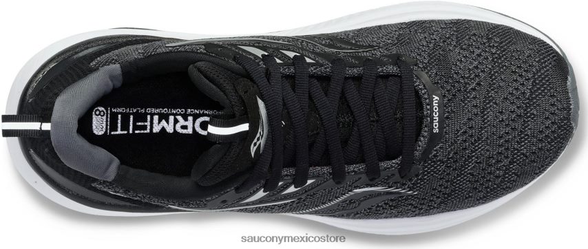 Saucony escalón 9 hombres blanco negro P4B2Z093